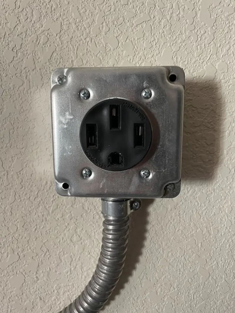 NEMA 14-50 outlet installed for Smart Home Electrical in River Rouge